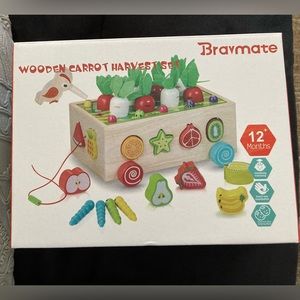 Bravmate Wooden Harvest Montessori set